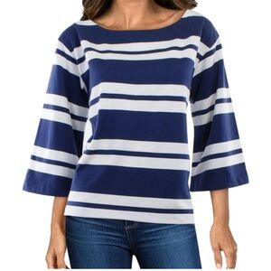 TOMMY BAHAMA | Women’s French Terrace Bell Long Sleeve Popover Island Navy S/P